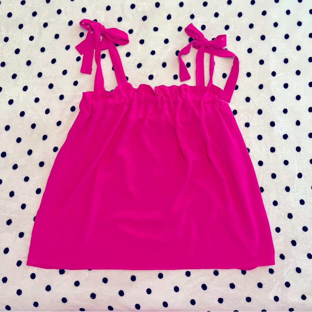 Entro Hot Pink Tank Size Large